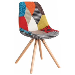 Jídelní židle ve stylovém moderním designu patchwork KIMA TYP 1