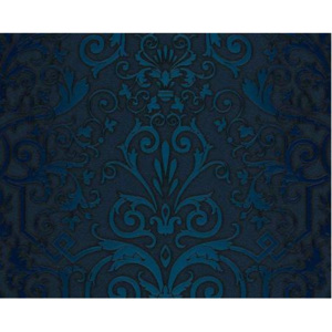 A.S. Création 93545-4 tapety na zeď Versace | 0,70 x 10,05 m | modrá vliesová tapeta na stěnu 935454