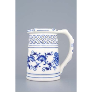 Český porcelán, a.s., Dubí Korbel prolamovaný 0,40 l, cibulák, Český porcelán