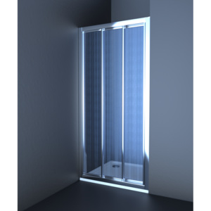 Sprchové dveře Anima Epd posuvné 110 cm, neprůhledné sklo, chrom profil EPD110CRCH