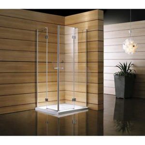 Sprchový kout Anima T-Comfort čtverec 90 cm, čiré sklo, chrom profil TCL490T