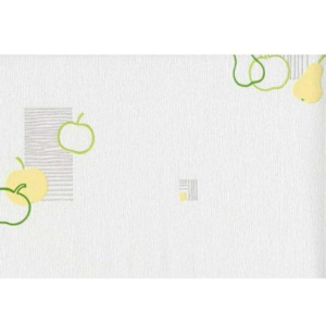 Novamur 4262-10 tapety na zeď TENDENCE | 0,53 x 10,05 m | šedá, žlutá, zelená, bílá vinylová tapeta na stěnu 426210