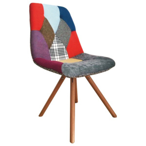 Jídelní židle ve stylovém moderním designu patchwork KIMA TYP 2