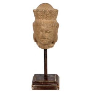 Industrial style, Kamenná busta hlavy z dob antiky 28x10x10cm (1291)