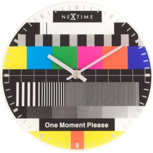 Designové nástěnné hodiny 5162 Nextime Little Testpage 20cm