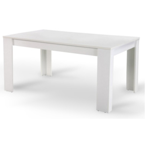 Jídelní stůl 160 v jednoduchém moderním designu bílá TOMY