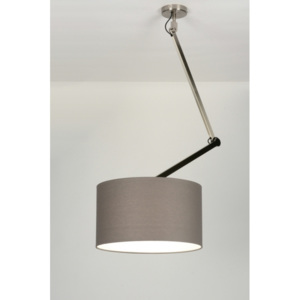 Závěsné šedé designové svítidlo Snap Light Grey Martinique (Kohlmann)