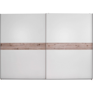 Skříň S Posuvnými Dveřmi Julia barvy dubu, bílá 315/225/62 cm