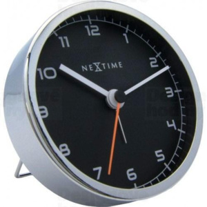 NeXtime Designový budík 5194zw Company Alarm 9cm budík