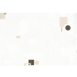 Novamur 4235-10 tapety na zeď TENDENCE | 0,53 x 10,05 m | béžová, hnědá, bílá vinylová tapeta na stěnu 423510
