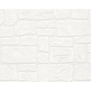 A.S. Création 2040-42 tapety na zeď DIMEX 2020 | 0,53 x 10,05 m | bílá vinylová tapeta na stěnu 204042