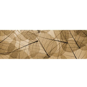 M-484 Vliesové fototapety na zeď Hnědé žilky listů | 330 x 110 cm | hnědá