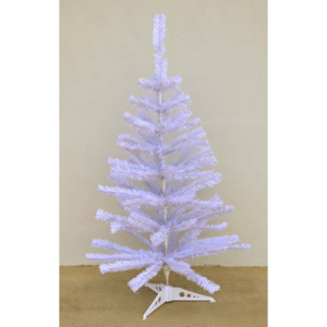 Vánoční stromeček smrček stolní v. 82 cm, bílá