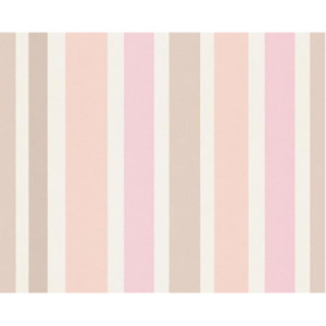 A.S. Création 30288-1 tapety na zeď DIMEX 2017 | 0,53 x 10,05 m | bílá, béžová, růžová vliesová tapeta na stěnu 302881