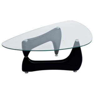 Konferenční stolek skleněný F116 černý