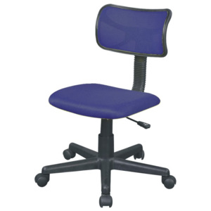 Kancelářská židle v jednoduchém moderním provedení modrá BST 2005