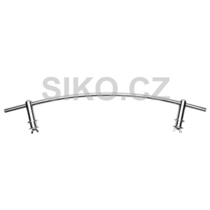 S-line obloukový držák ručníků na radiátory 59cm, chrom MADLOOBLRAD59CR