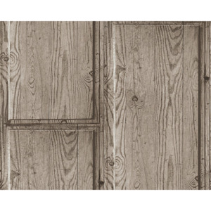 Vliesová tapeta imitace dřevěných desek 30749-3 / Tapety na zeď 307493 Decoworld 2 AS (0,53 x 10,05 m) A.S.Création