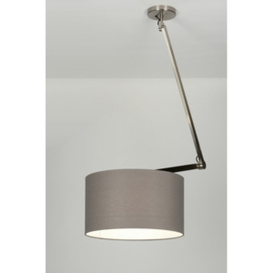 Závěsné šedé designové svítidlo Snap Light Grey Martinique Plus (Kohlmann)