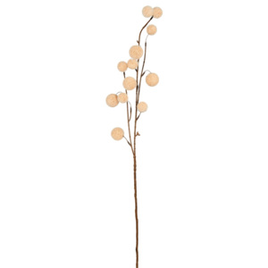 FLORISTA Větvička s koulemi - beige