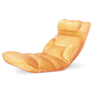 Relaxační křeslo ve stylovém designu oranžová LOTA