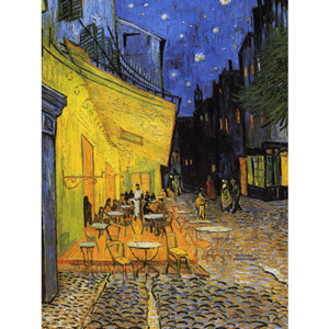 Obraz Vincenta van Gogha - Cafe Terrace, 80x60 cm