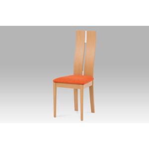 Jídelní židle dřevěná dekor buk S PODSEDÁKEM NA VÝBĚR BC-22401 BUK