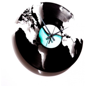 Designové nástěnné hodiny Discoclock 014 World 30cm