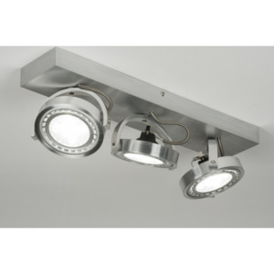 Stropní designové bodové LED svítidlo DK Silver III (Nordtech)