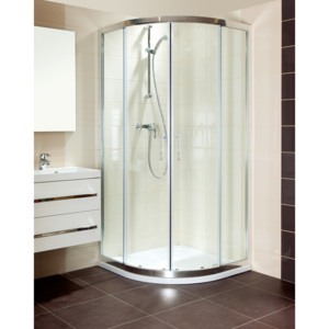 Sprchový kout Anima T-Silent čtvrtkruh 90 cm, R 550, čiré sklo, chrom profil TSIS90CRT