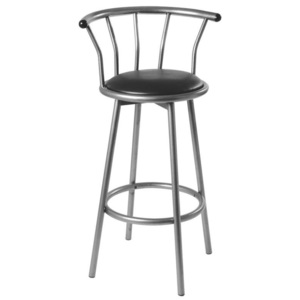 Barová Židle Flip černá 53/98/44 cm