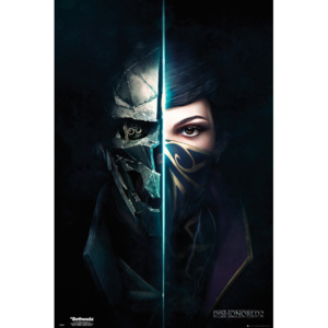 Plakát, Obraz - Dishonored 2 - Faces, (61 x 91,5 cm)
