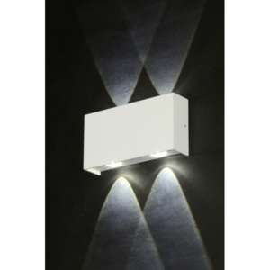 Venkovní nástěnné LED svítidlo Corte White