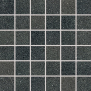 Mozaika Rako Grain černá 30x30 cm, pololesk, rektifikovaná DDM06675.1