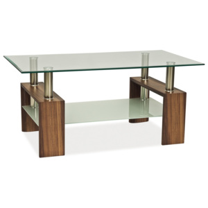 Stylový konferenční stolek v barvě ořech typ II KN124