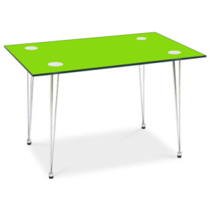 Jídelní stůl zelený F170