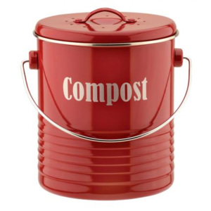 Nádoba na kompostovatelný odpad TYPHOON Vintage Compost, 2,5L Barva: červená