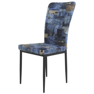 Židle Vera S modrá 41/95/56 cm