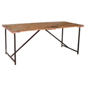 Industrial style, Retro jídelní stůl 76x190-200x85cm (1240)