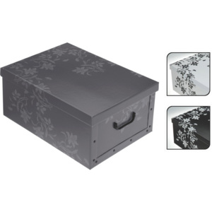 Box Úložný Henry bílá, černá, šedá 37/24/51 cm