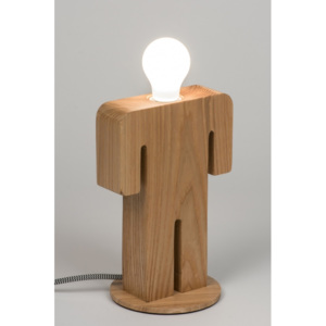 Stolní dřevěná retro lampa Men (Kohlmann)