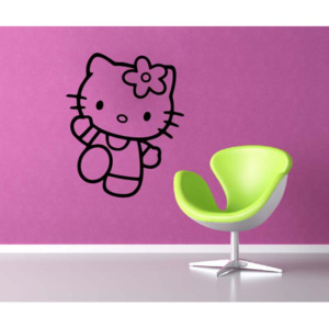 Samolepka na zeď- Hello Kitty 3