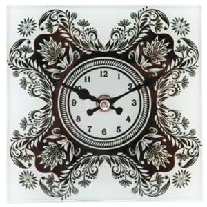 Stolní hodiny ornament - 15*4*15 cm Clayre & Eef