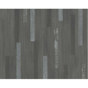 A.S. Création 30642-2 tapety na zeď DIMEX 2017 | 0,53 x 10,05 m | stříbrná, černá, šedá vliesová tapeta na stěnu 306422