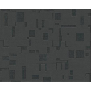 A.S. Création 9523-63 tapety na zeď OK 6 | 0,53 x 10,05 m | černá vliesová tapeta na stěnu 952363