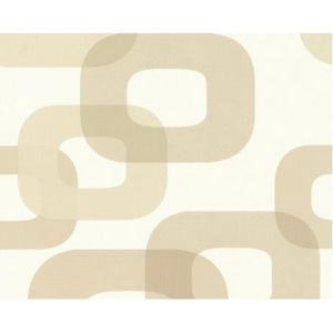 A.S. Création 6231-40 tapety na zeď Styleguide Jung 2017 | 0,53 x 10,05 m | hnědá, bílá vliesová tapeta na stěnu 623140
