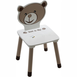 Dětská židle v moderním dětském provedení bílá PUFF 234551
