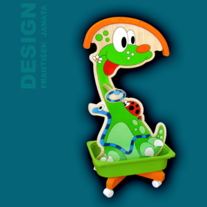 NĚMÝ SLUHA PRO DĚTI - BRONTOSAURUS stojan na oblečení