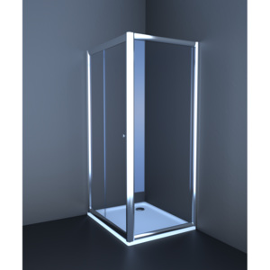 Boční stěna Anima T-Pro pevná 90 cm, neprůhledné sklo, chrom profil TPSTENA90CRG