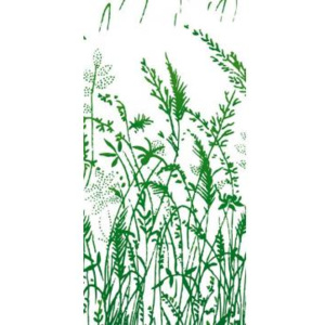 S-326 Vliesové fototapety na zeď Zelená tráva | 110 x 220 cm | bílá, zelená